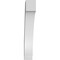 Ekena Millwork 5 1/2-in. W x 24-in. D x 36-in. H Imperial Architectural Grade PVC Knee Brace BRCP055X24X36IMP - alternate 4